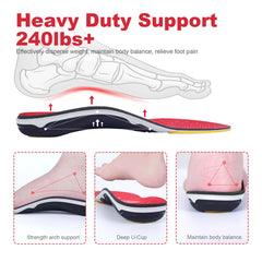 STSVZORR deep heel cup stabilizes the foot for balance