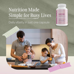 SUBSTANCE Daily Fruits bottle back label; details for mindful, antioxidant-rich daily use.