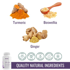 SUBSTANCE Nature's Relief bottle back lists ingredients for informed joint wellness decisions.