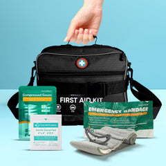 SuccorWare compact design with carrying handles for easy travel.