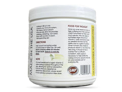 Sufficient-C sugar-free formula stevia-sweetened lemon-peach flavor