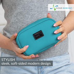 Sugar Medical Omnipod Metro case includes dedicated pocket for Omnipod Pod.