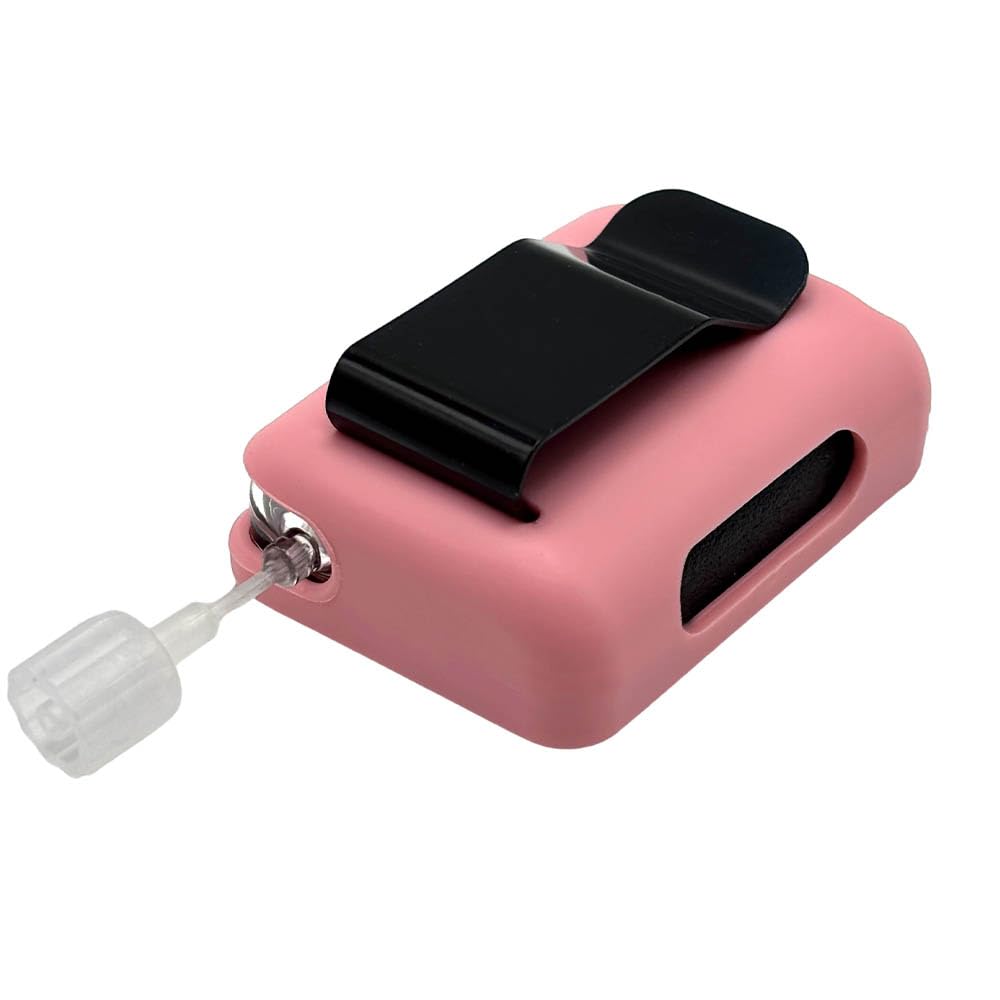 Sugar Medical brand clip supports discreet protection during workouts and travel.
