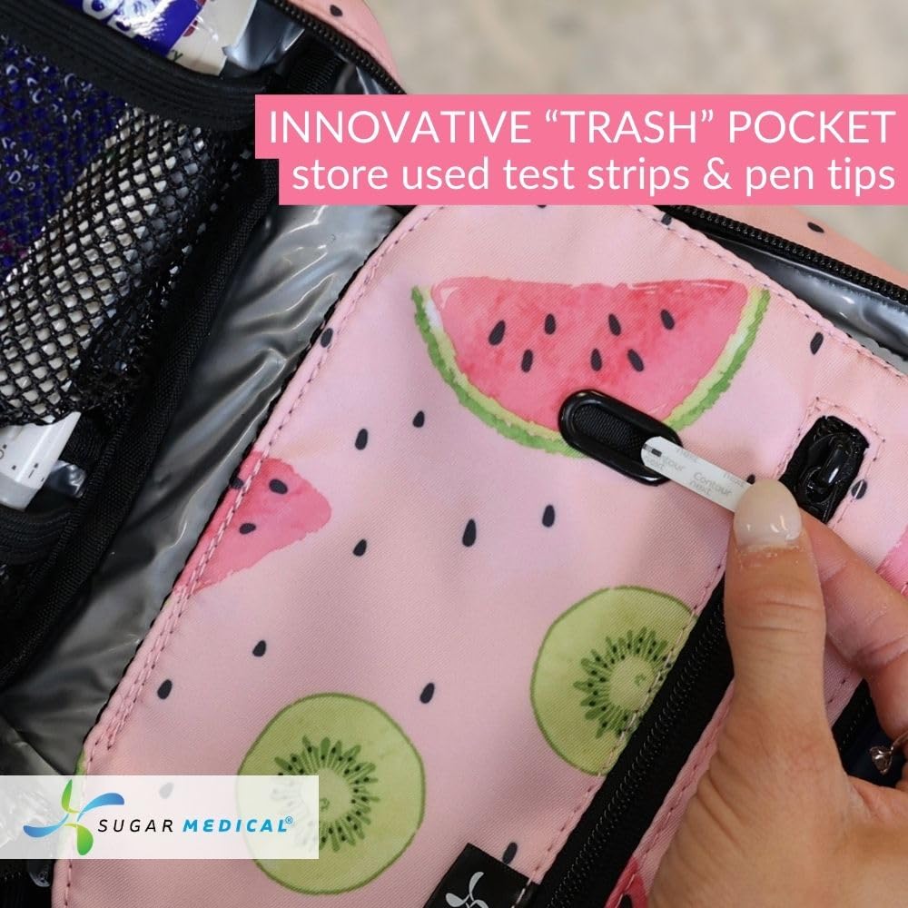 Sugar Medical travel-friendly diabetes bag designed in Virginia for everyday use.