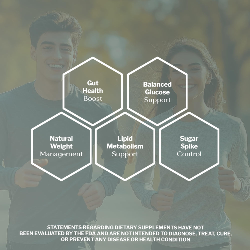 SugarMD GLUXION label closeup with premium botanicals and vegan certification.