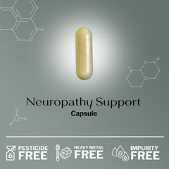 SugarMD Neuropathy vegan non-GMO allergy-free label underscores purity.