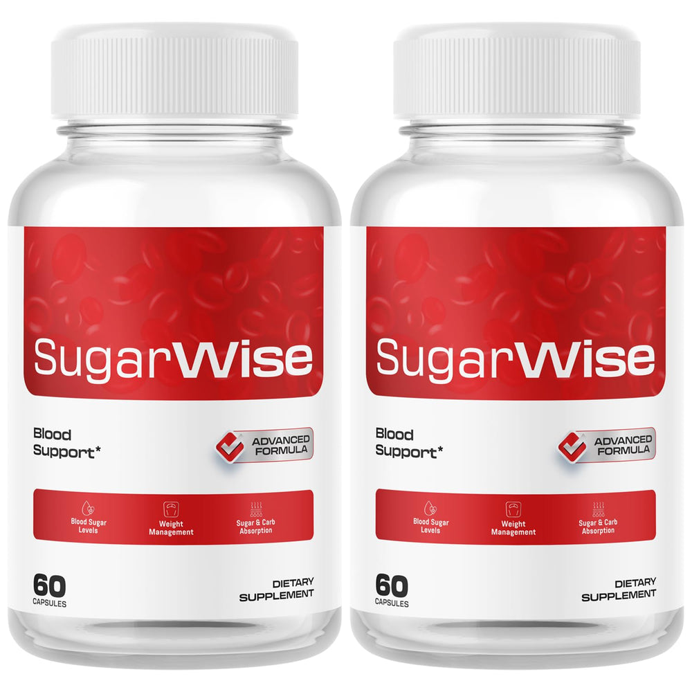 SugarWise balance bottle pour shows all-natural capsules for daily wellness