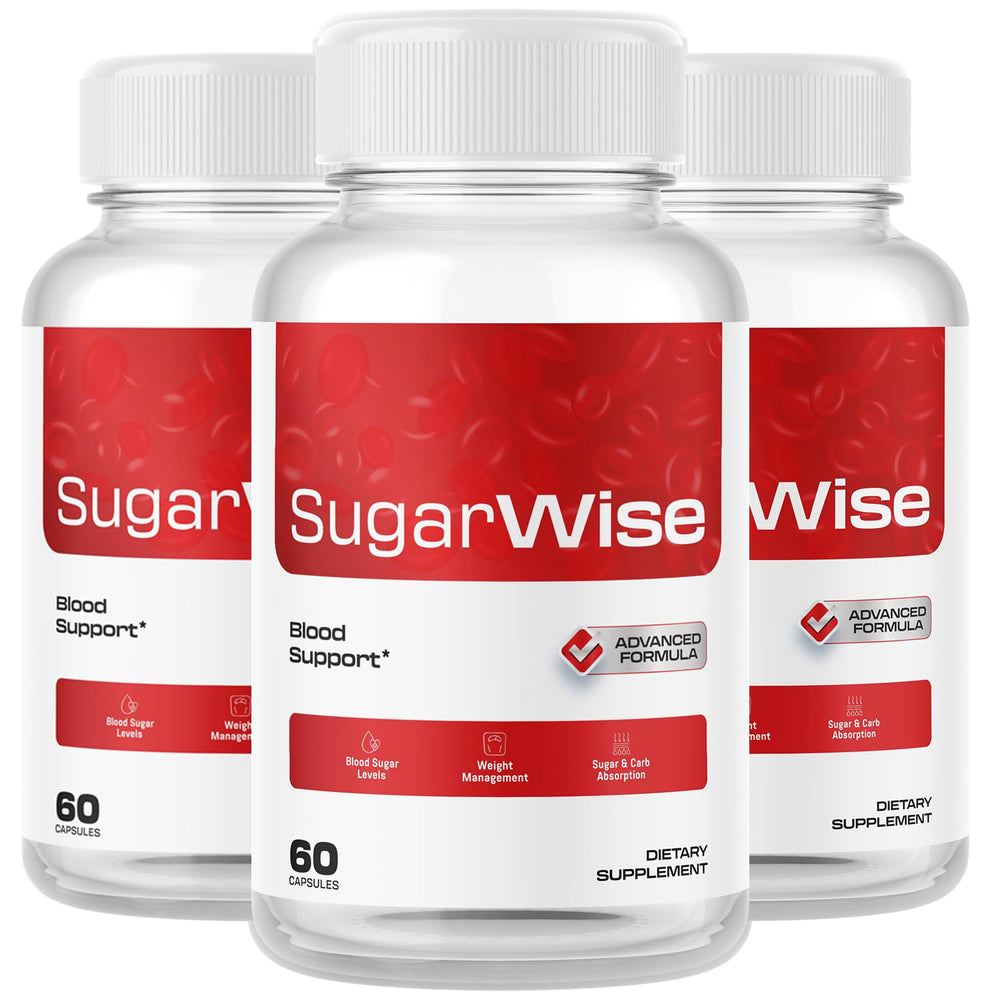 SugarWise 3-pack bottle of capsules for daily wellness