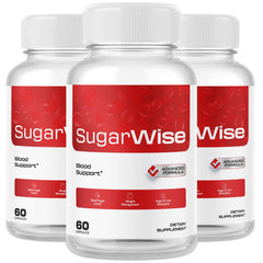 SugarWise 3-pack bottle of capsules for daily wellness