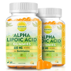 SUGAWITA Alpha Lipoic Acid bottle showing 600 mg potency for daily support.