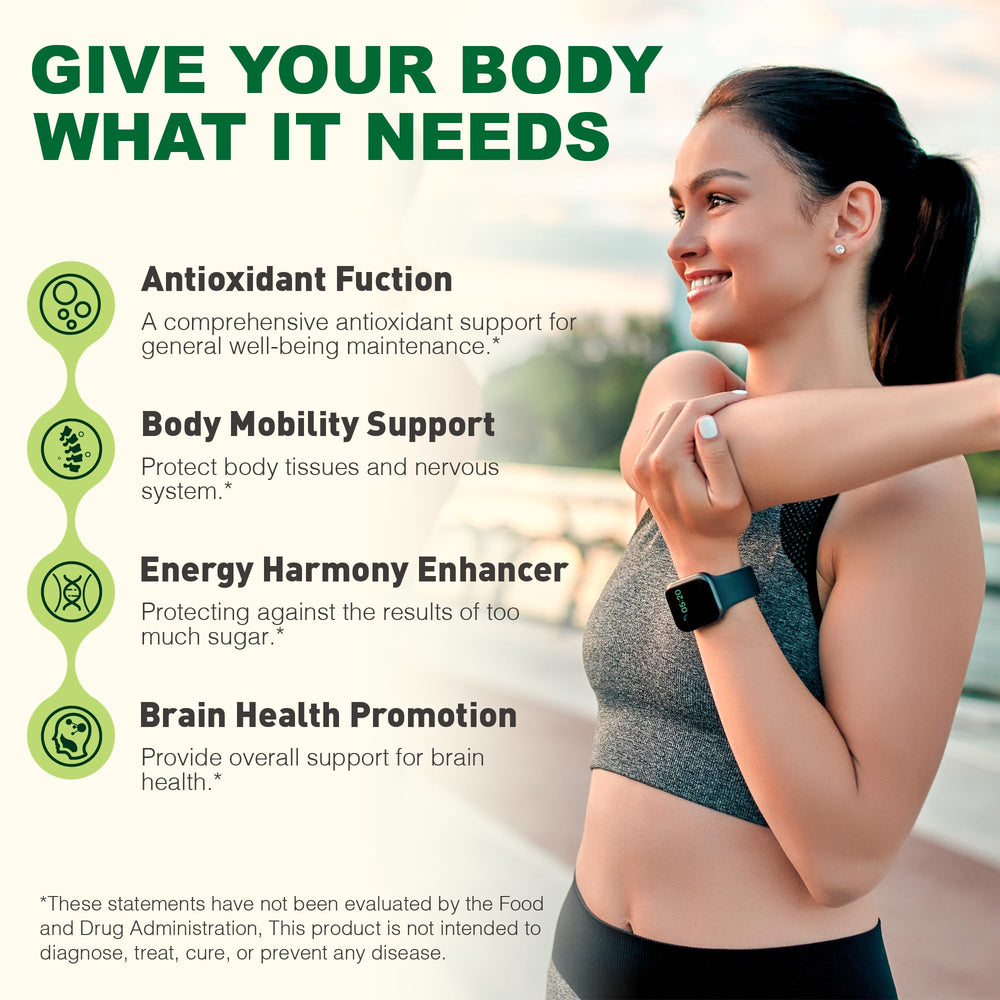 Benfotiamine and B vitamin blend highlighted for enhanced support.
