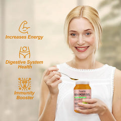 Refrigerated SumDIP Sea Moss Gel stored in fridge for freshness