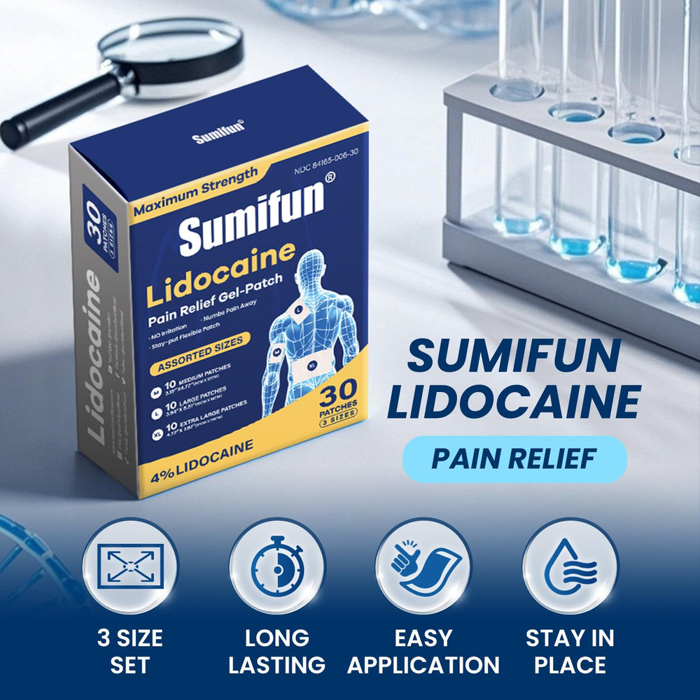 Sumifun 4% lidocaine patch discreet-wear ultra-thin under clothing
