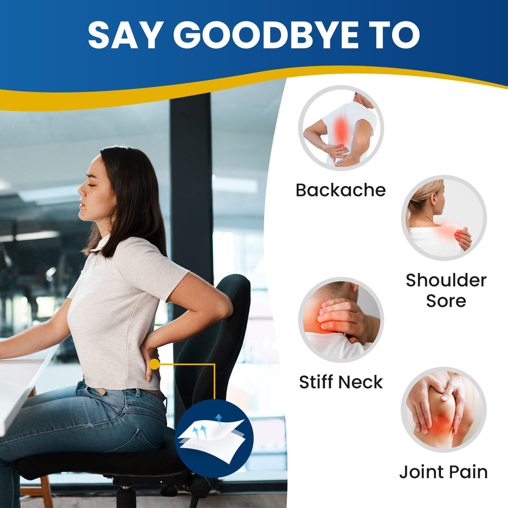 Sumifun Lidocaine Patch for knee pain provides long-lasting relief with flexible coverage.