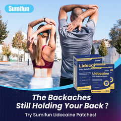 Sumifun lidocaine patch shoulder application aids upper body relief during workouts.