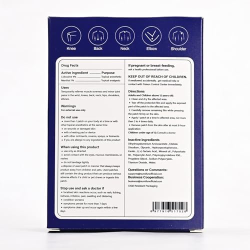 Sumifun lidocaine patches in use for all day foot support