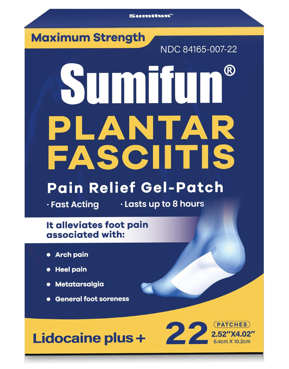 Sumifun lidocaine patches packaging ready for quick relief
