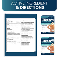 Sumifun unscented lidocaine patch formula for discreet daily relief.