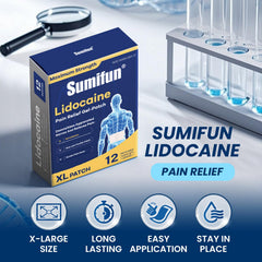 Sumifun XL patch shoulder blade area discreet under clothing.