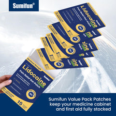 Sumifun menthol patch shows cooling and warming sensations