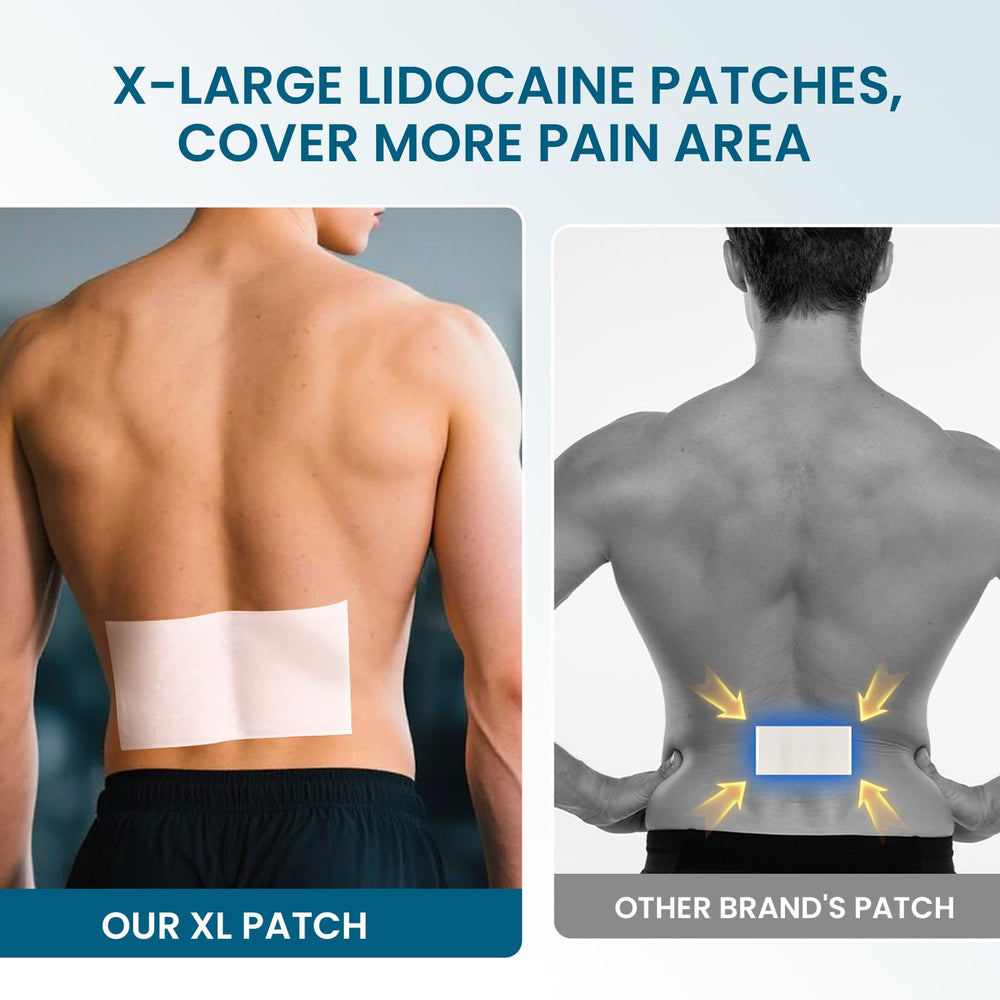 Sumifun XL cut-to-fit patch adapts to neck, shoulders, and other zones.