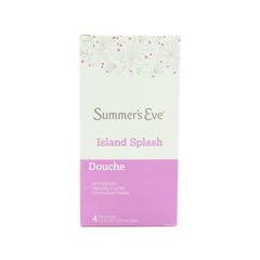 Summer's Eve Island Splash douche 4ct with Comfort Tip Nozzle for easy use