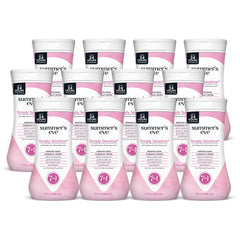 Summer's Eve Simply Sensitive bottle on shelf for daily gentle cleanse