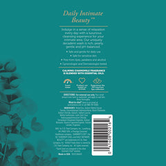 Summer's Eve Spa Daily Intimate Wash ingredients featuring chamomile