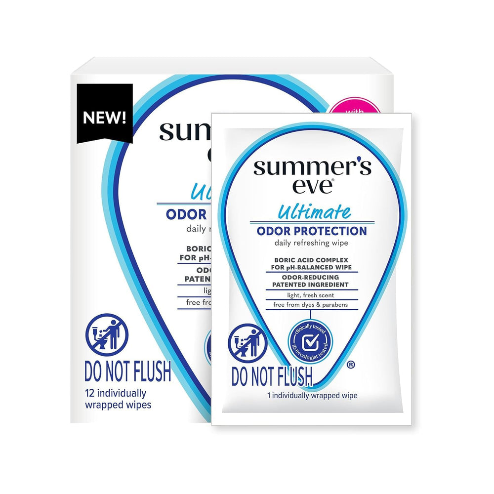 Summer's Eve Ultimate Odor Protection wash bottle delivers gentle deep cleansing.