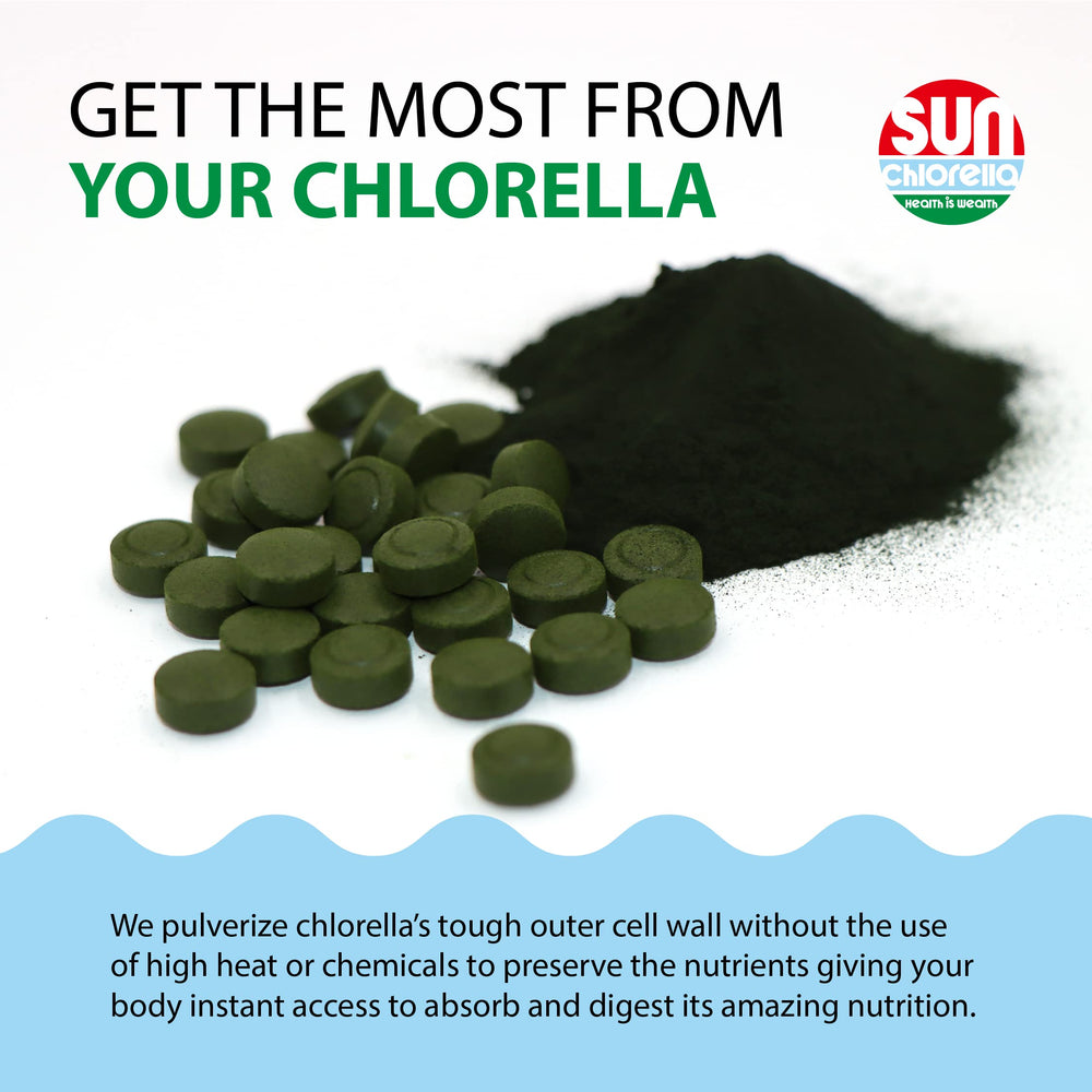 Sun Chlorella CGF supports cellular repair and metabolic wellness