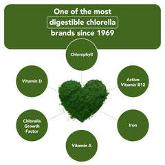 Sun Chlorella CGF graphic illustrating cellular support