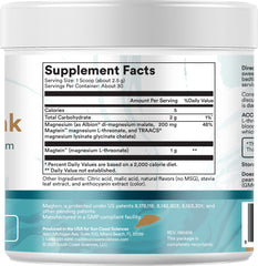 Sun Coast Sciences AccuThink label closeup highlights magnesium brain support formula