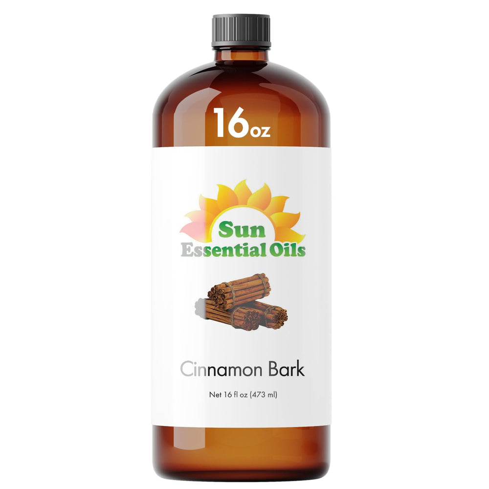 Sun Essential Oils Cinnamon Bark Bottle for diffusion and DIY blends.