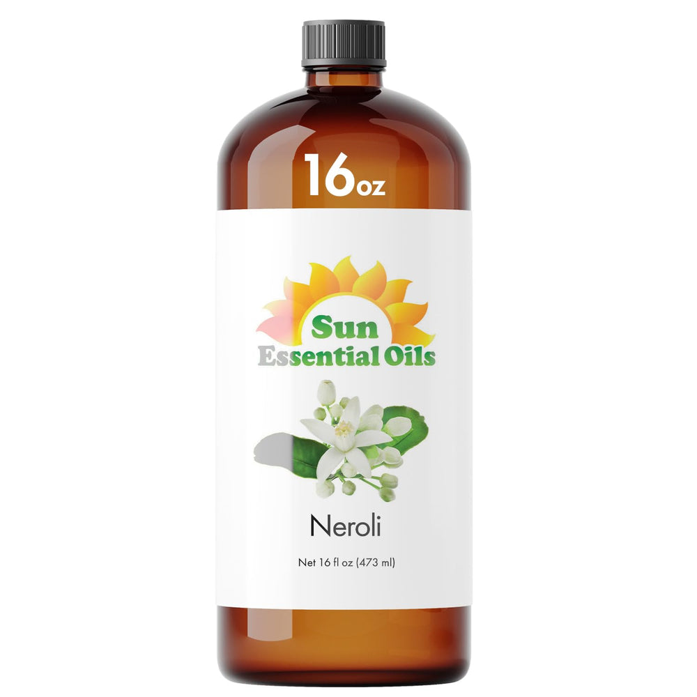 Sun Essential Oils Neroli diffuser image showing calming citrus-floral aroma for diffusers