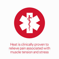 XpressHeat delivers warmth in about 30 seconds for quick relief.