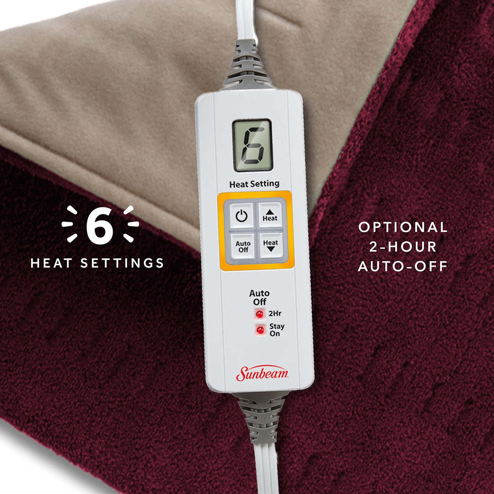 Sunbeam XL 12 x 24 pad covers a large area for targeted relief