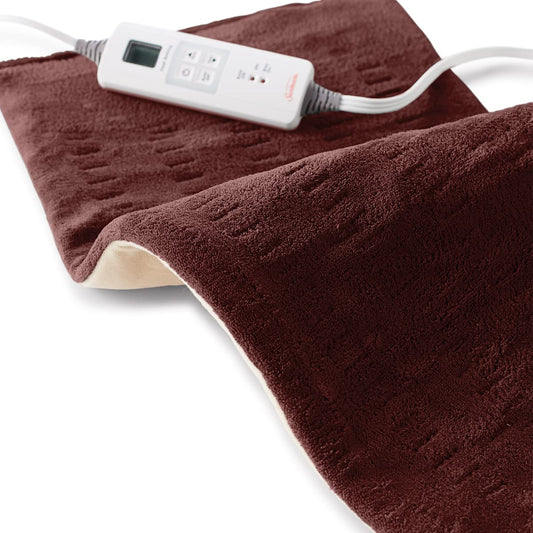 Sunbeam XL back-shoulder heat pad provides large-area warmth for upper back and neck
