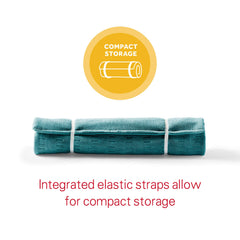 Sunbeam XXL plush fabric close-up shows soft, flexible comfort.