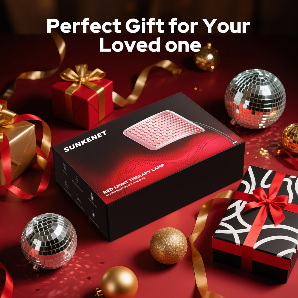 SUNKENET lights target face and body areas for routine sessions