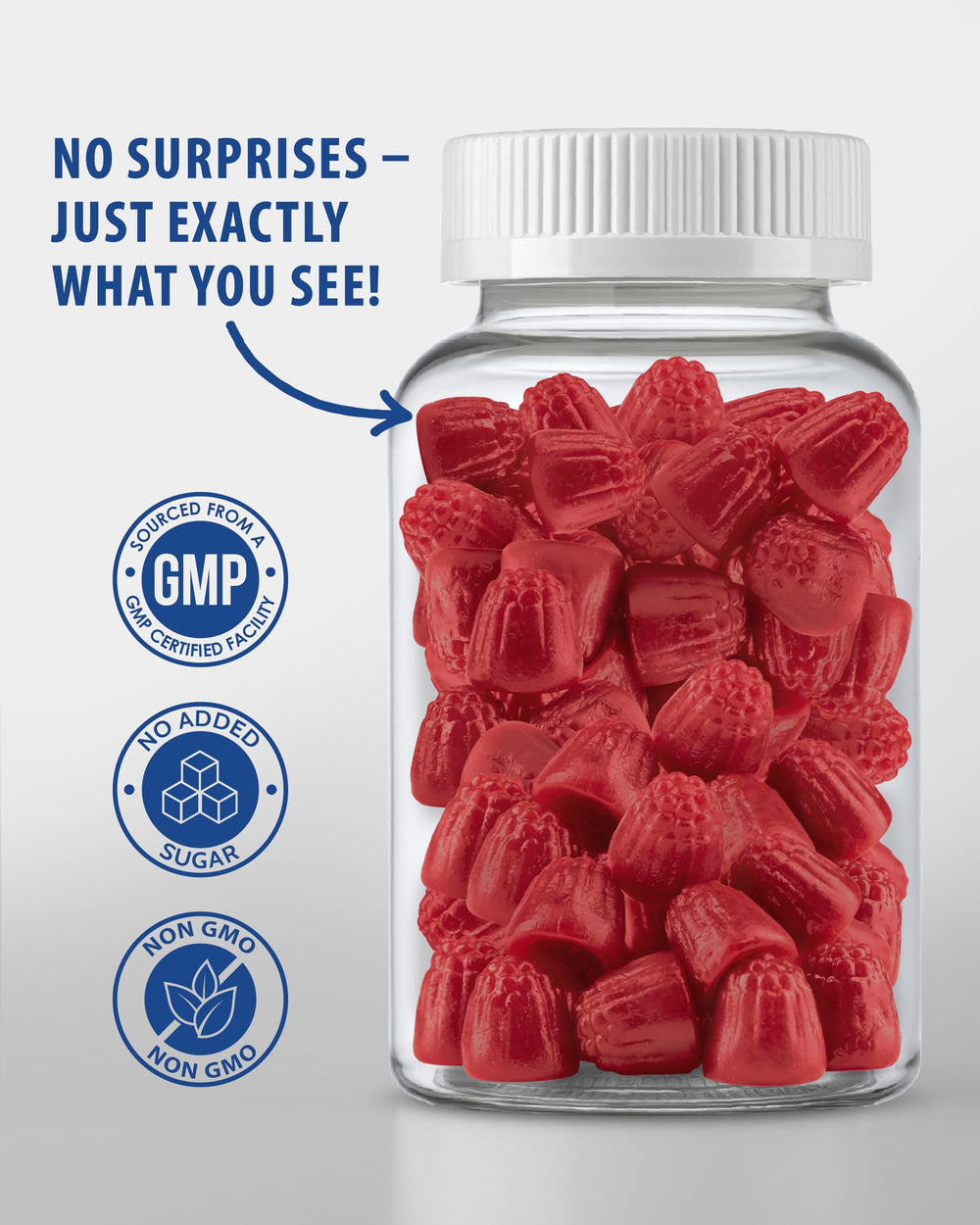 Sunny Sam gluten-free, non-GMO gummies offer a fruit-forward treat with potential mood support.