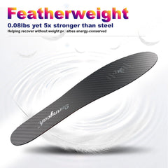Sunnyeah carbon fiber insole reversible inserts; dual-sided use for versatility.