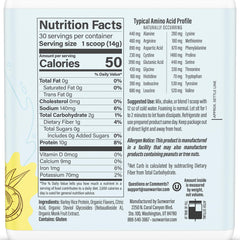 Sunwarrior Clear Protein Refresh glass prepared for a quick protein drink