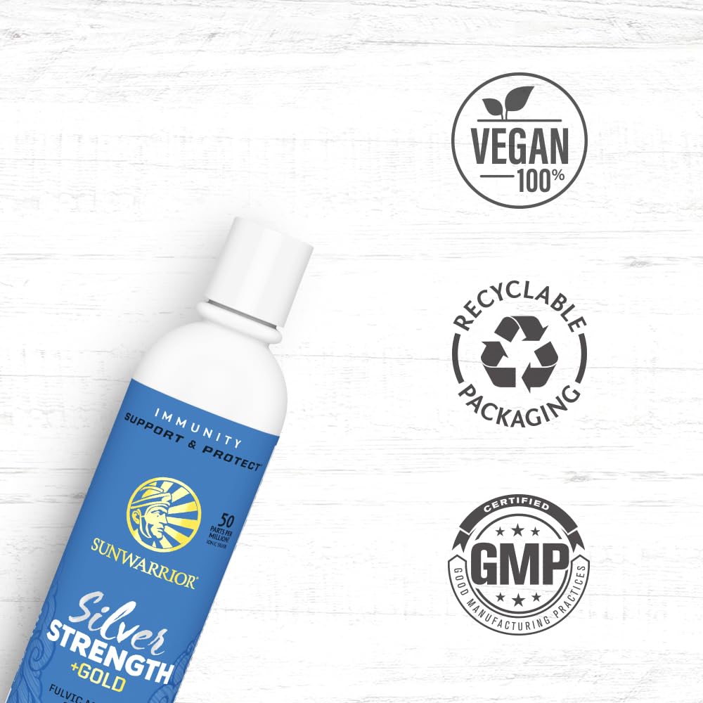 Sunwarrior Fulvic Acid Complex label closeup highlights natural ingredients and clean labeling