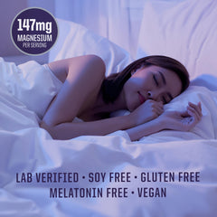 Sunwarrior label closeup highlighting vegan formula and natural minerals.