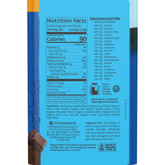 Sunwarrior Warrior Blend ingredients chart highlighting diverse plant proteins