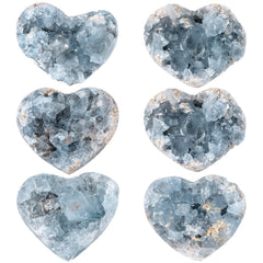 SUNYIK crystal geode adds a tranquil accent to a desktop space.