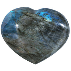SUNYIK Labradorite heart palm stone for calming meditation and focus.