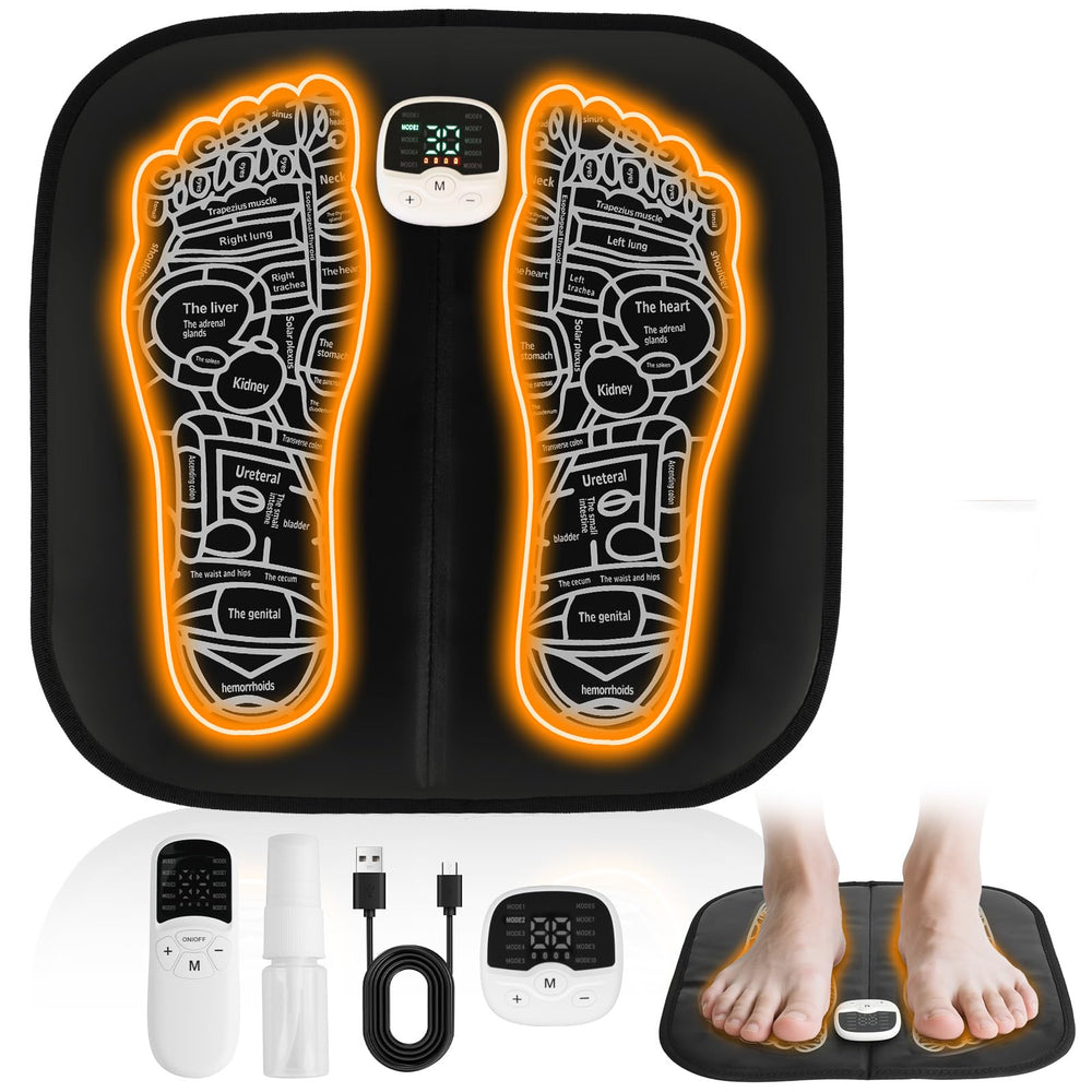 SUOIDOD Body & Foot Stimulator on bare foot, demonstrating massage and circulation