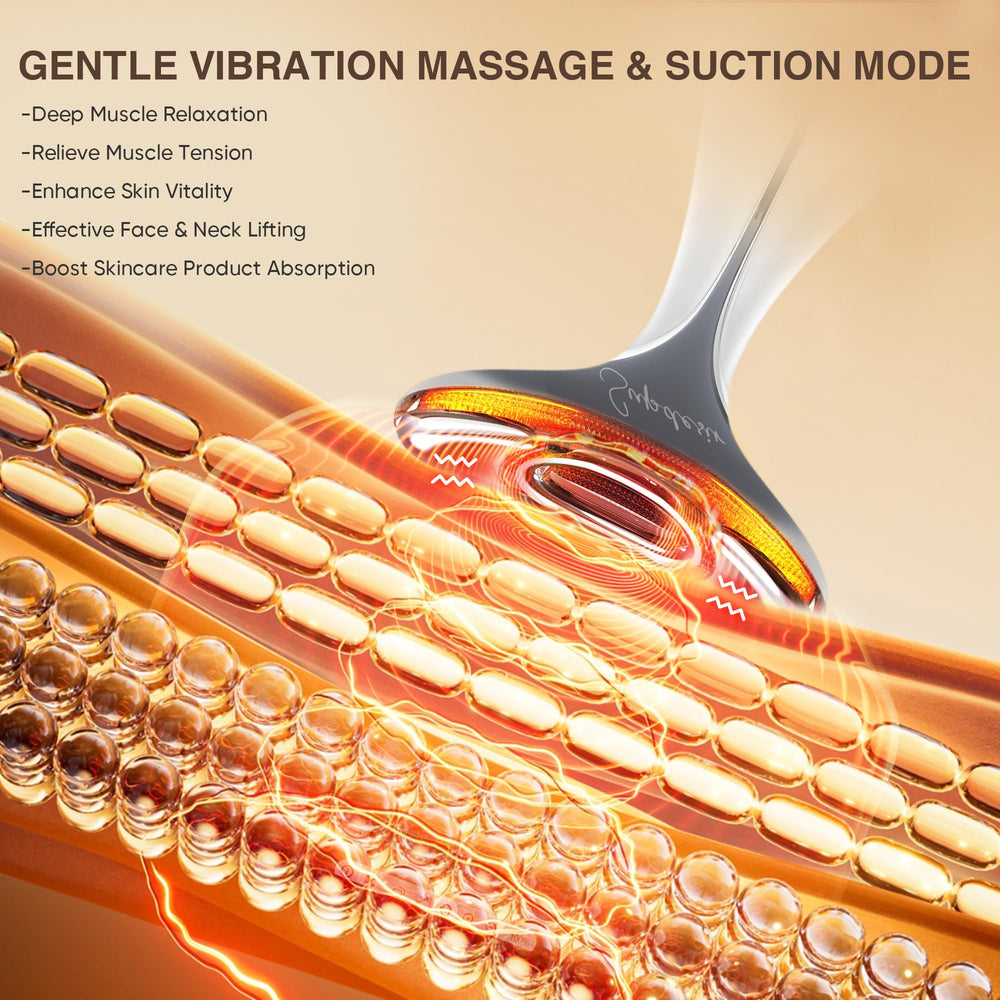 SUPDESIR suction-vibration-heat feature demonstrated for better absorption.