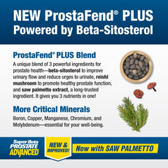 SUPER BETA PROSTATE Advanced dosing guide visible for easy use.